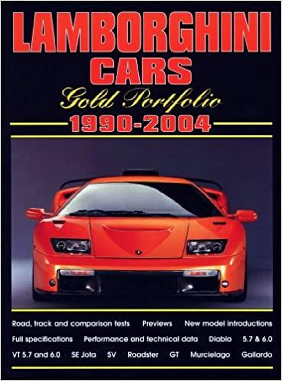 Lamborghini Cars 1990-2004 Gold Portfolio