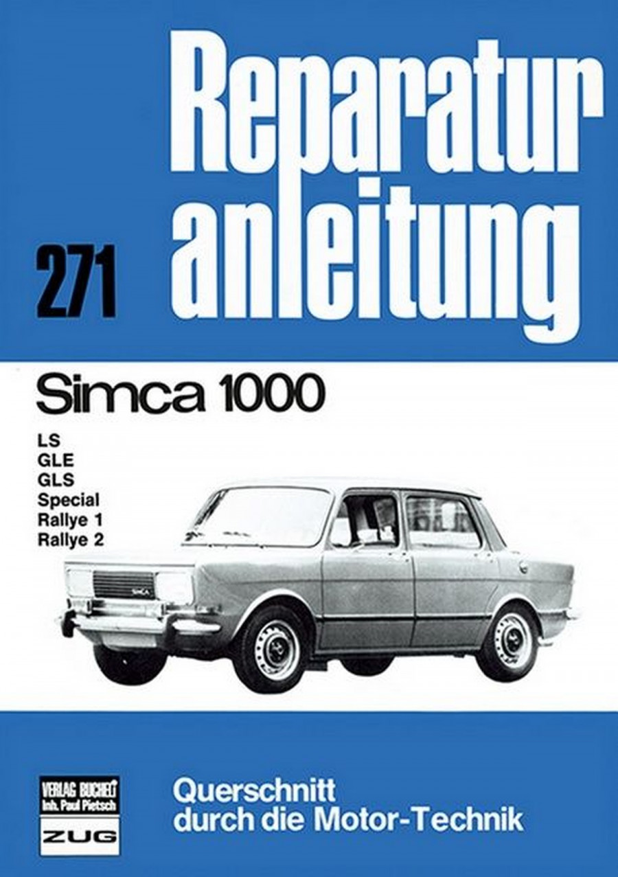Simca 1000 - Reparaturbuch
