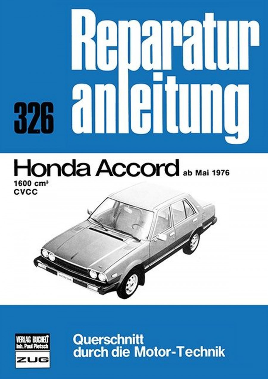 Honda Accord ab Mai 1976 - Reparaturbuch