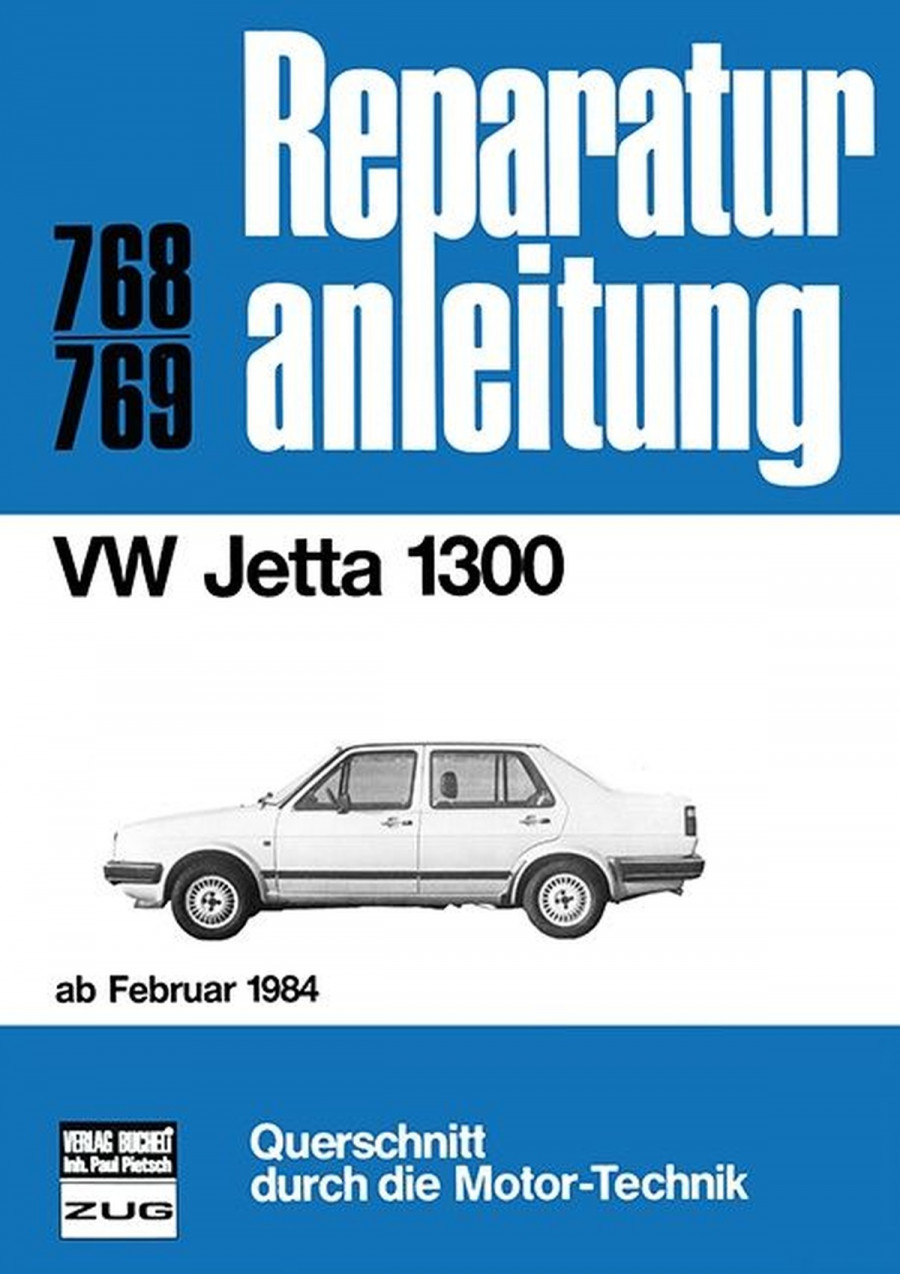 VW Jetta 1300 ab Februar 1984 - Reparaturbuch
