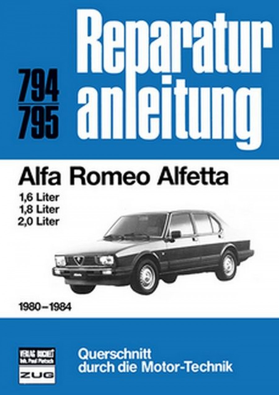 Alfa Romeo Alfetta 1980-1984 - Reparaturbuch