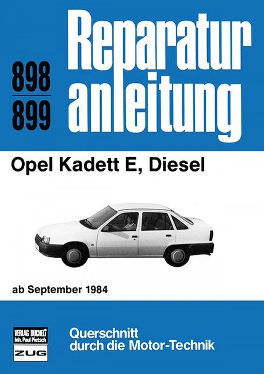 Opel Kadett E, Diesel - Reparaturbuch
