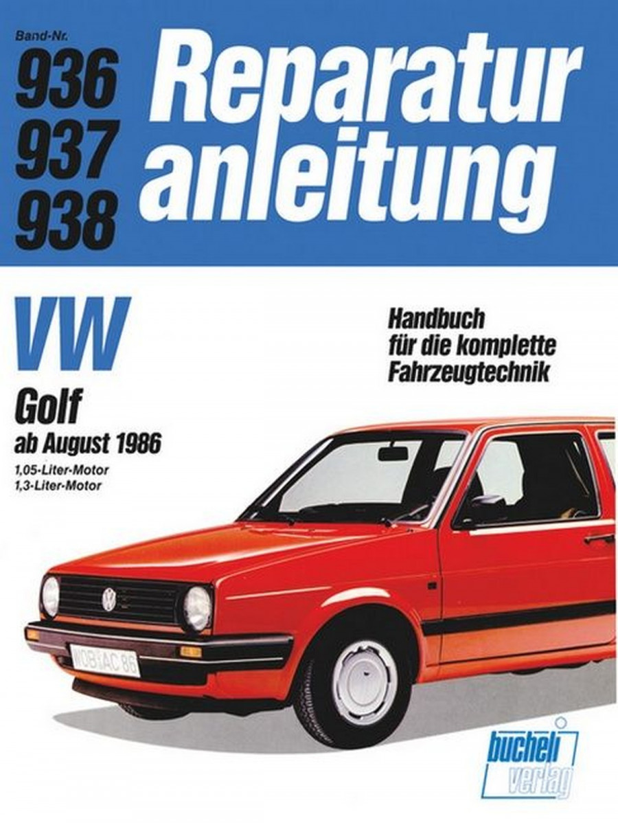 VW Golf ab 8/86 - Reparaturbuch