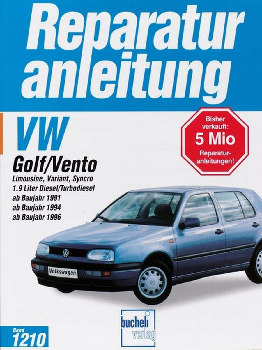 VW Golf III / Vento Diesel - Reparaturbuch
