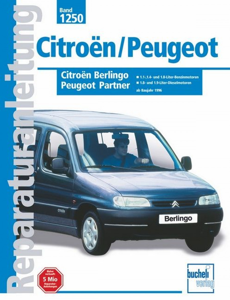 Citroen Berlingo / Peugeot Partner 1998-2001 - Reparaturbuch