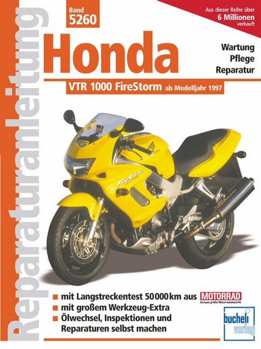 Honda VTR 1000 FireStorm - Reparaturbuch
