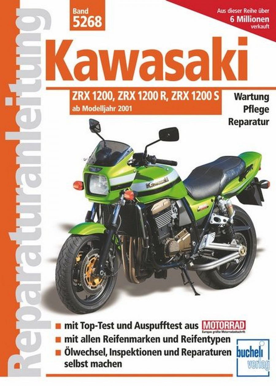 Kawasaki ZRX 1200/1200 R/1200 S - Reparaturbuch