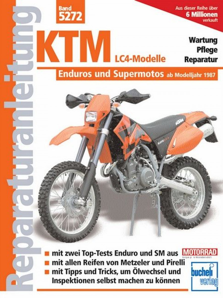 KTM LC4-Modelle - Reparaturbuch