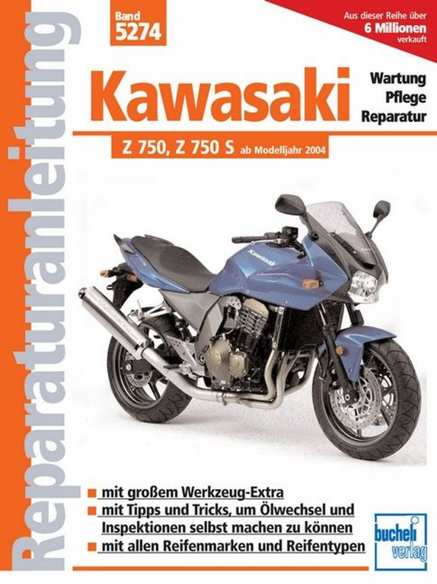 Kawasaki Z 750, Z 750 S, Z 750 ABS - Reparaturbuch