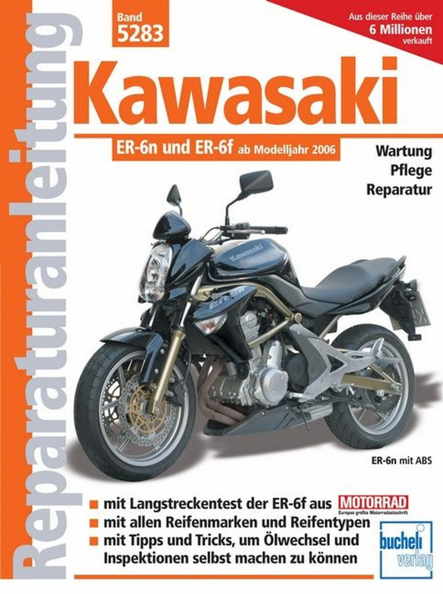 Kawasaki ER-6n ab Modelljahr 2005 - Reparaturbuch