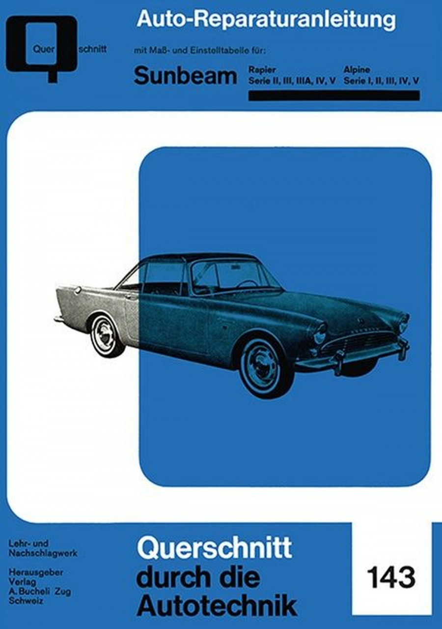 Sunbeam Rapier / Alpine - Reparaturbuch