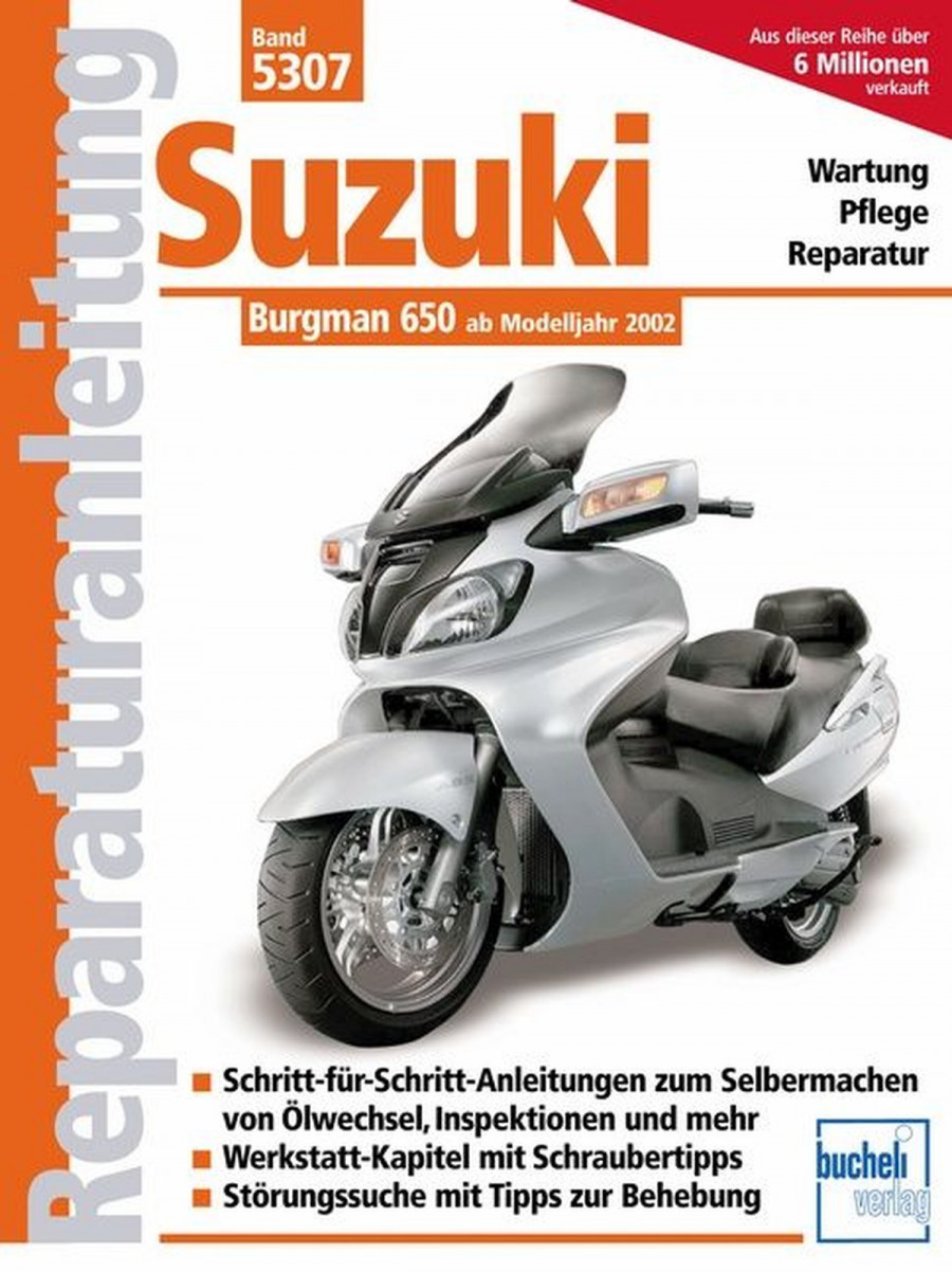 Suzuki AN650 Burgman Reparaturanleitung