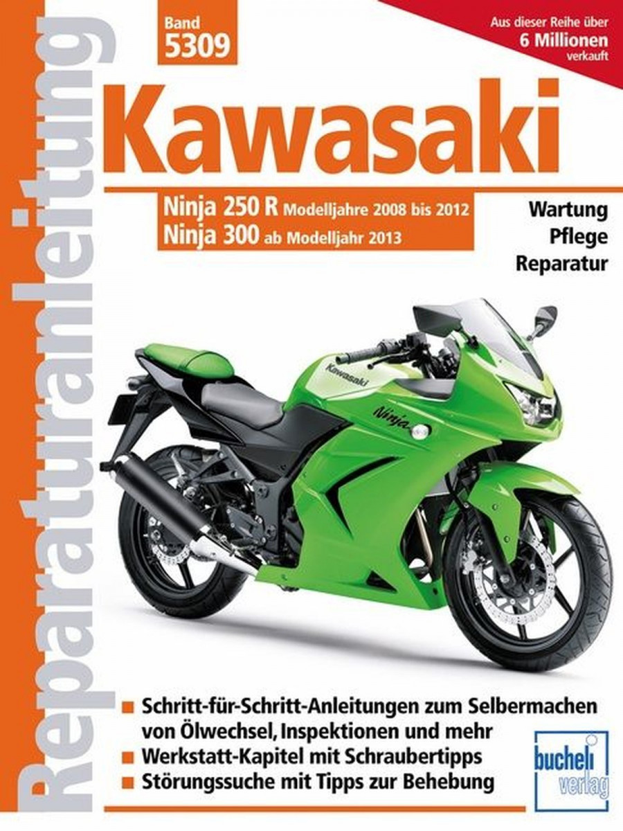 Kawasaki Ninja 250 R (2008-2012) 300 (ab 2013) - Reparaturbuch