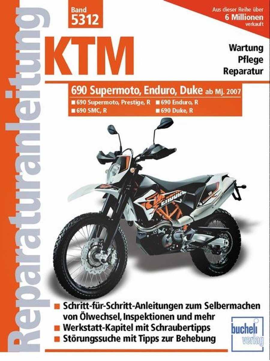KTM 690 Supermoto, Enduro, Duke - Reparaturbuch