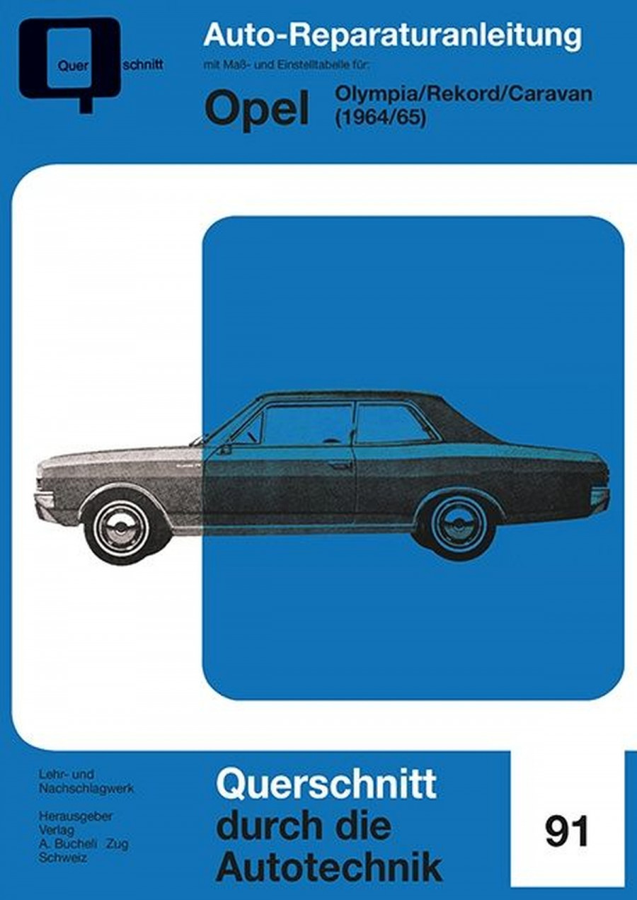 Opel Olympia/Rekord/Caravan - Reparaturbuch