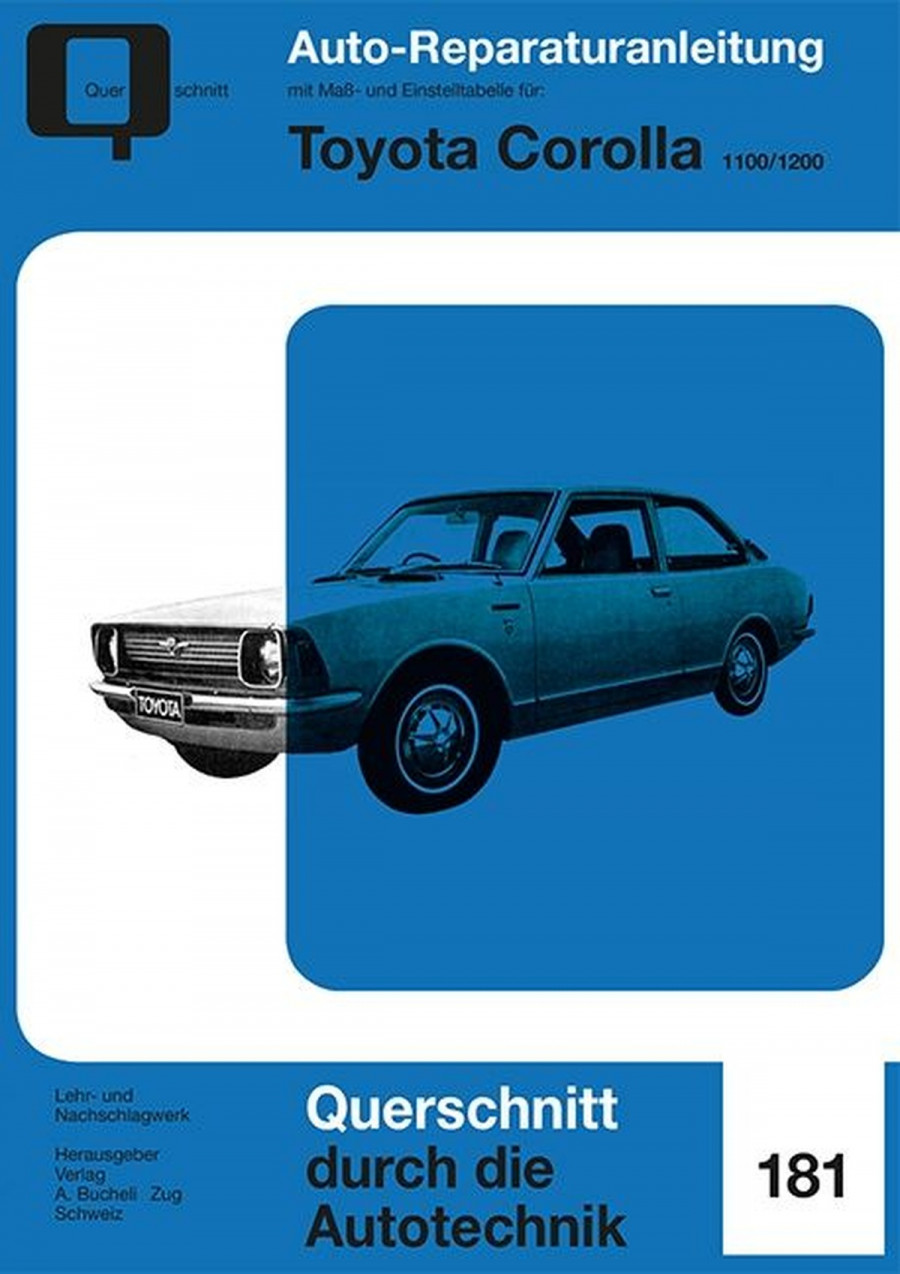 Toyota Corolla 1100 / 1200 - Reparaturbuch