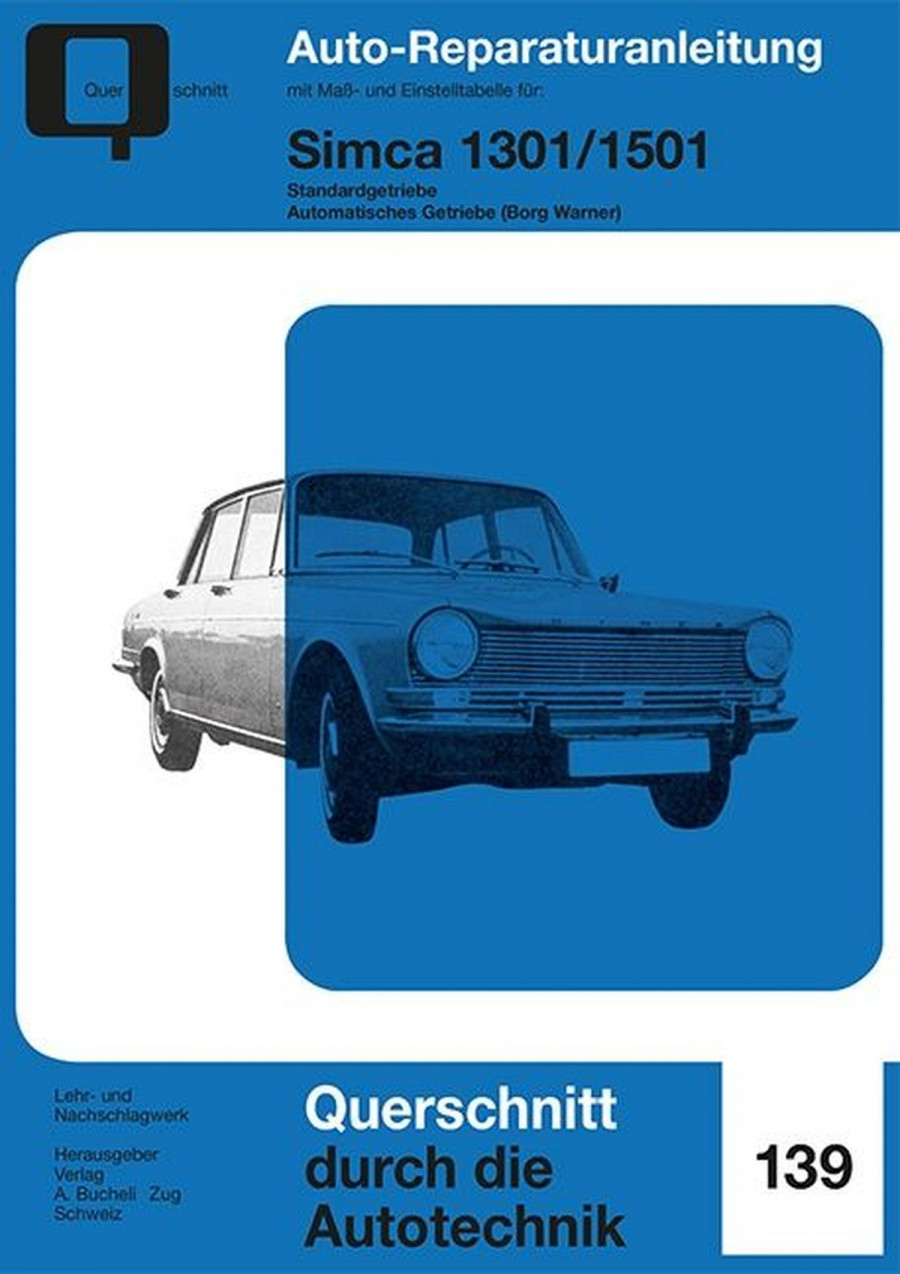 Simca 1301 / 1501 - Reparaturbuch