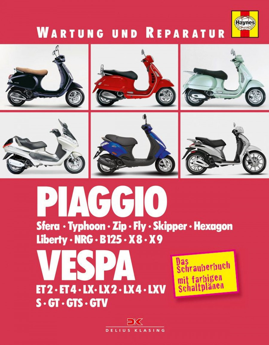 Motorroller - Piaggio / Vespa - Reparaturbuch
