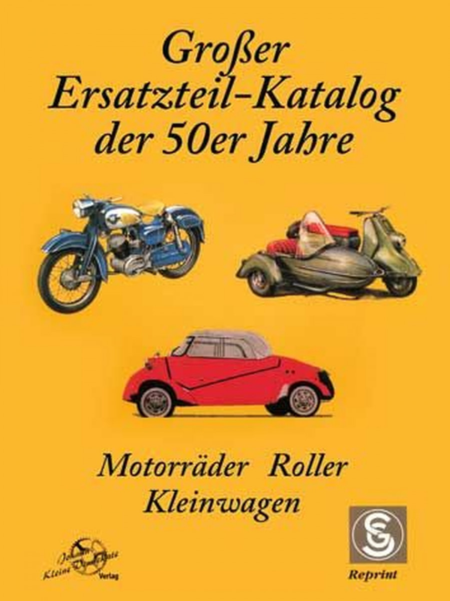Großer Ersatzteil-Katalog der 50er Jahre - Motorräder, Roller, Kleinwagen