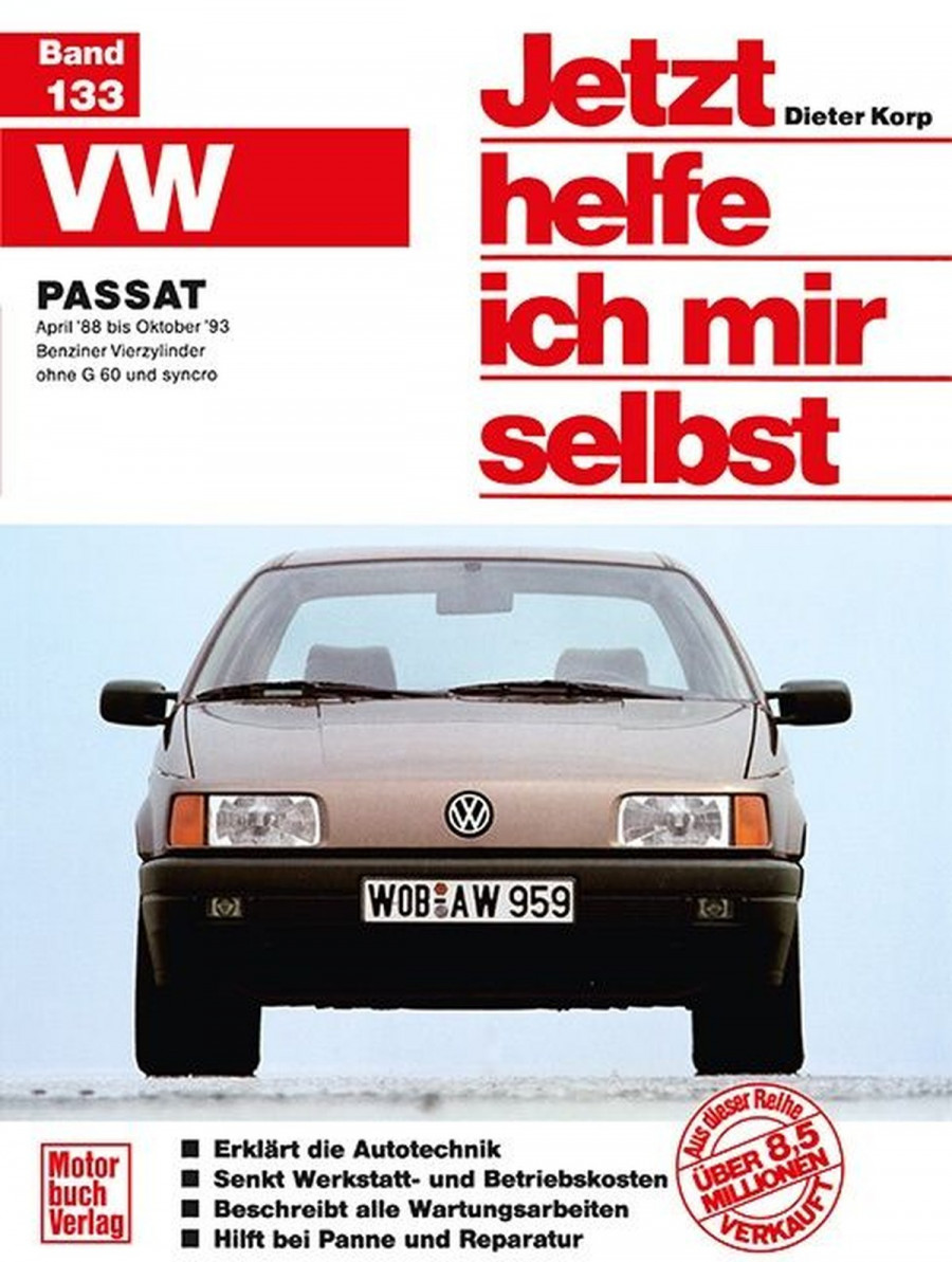 VW Passat April '88 bis Oktober '93 Reparaturbuch