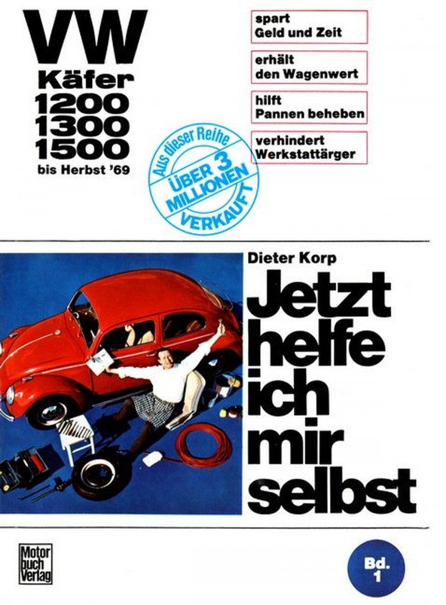 VW Käfer 1200/1300/1500 bis Herbst '69 Reparaturbuch