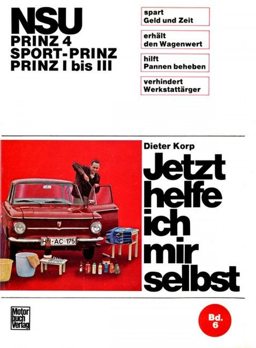 NSU - Prinz 4 / Sport-Prinz / Prinz I bis III Reparaturbuch