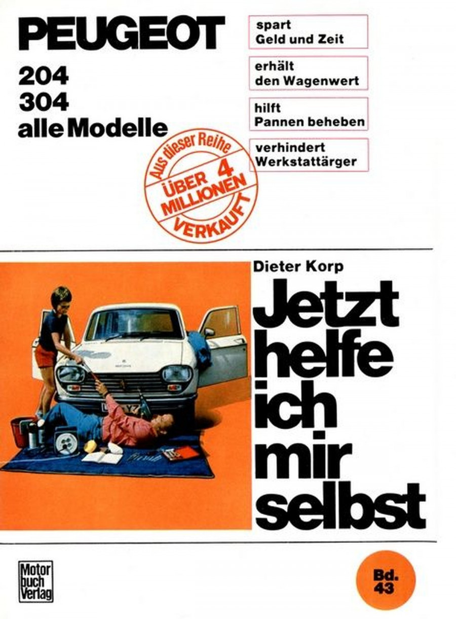 Peugeot 204 / 204 Diesel / 304 Reparaturbuch