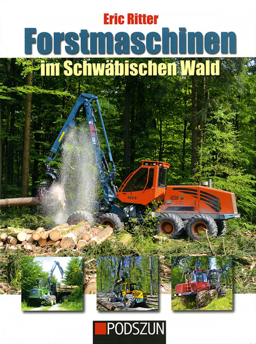 Forstmaschinen im schwäbischen Wald