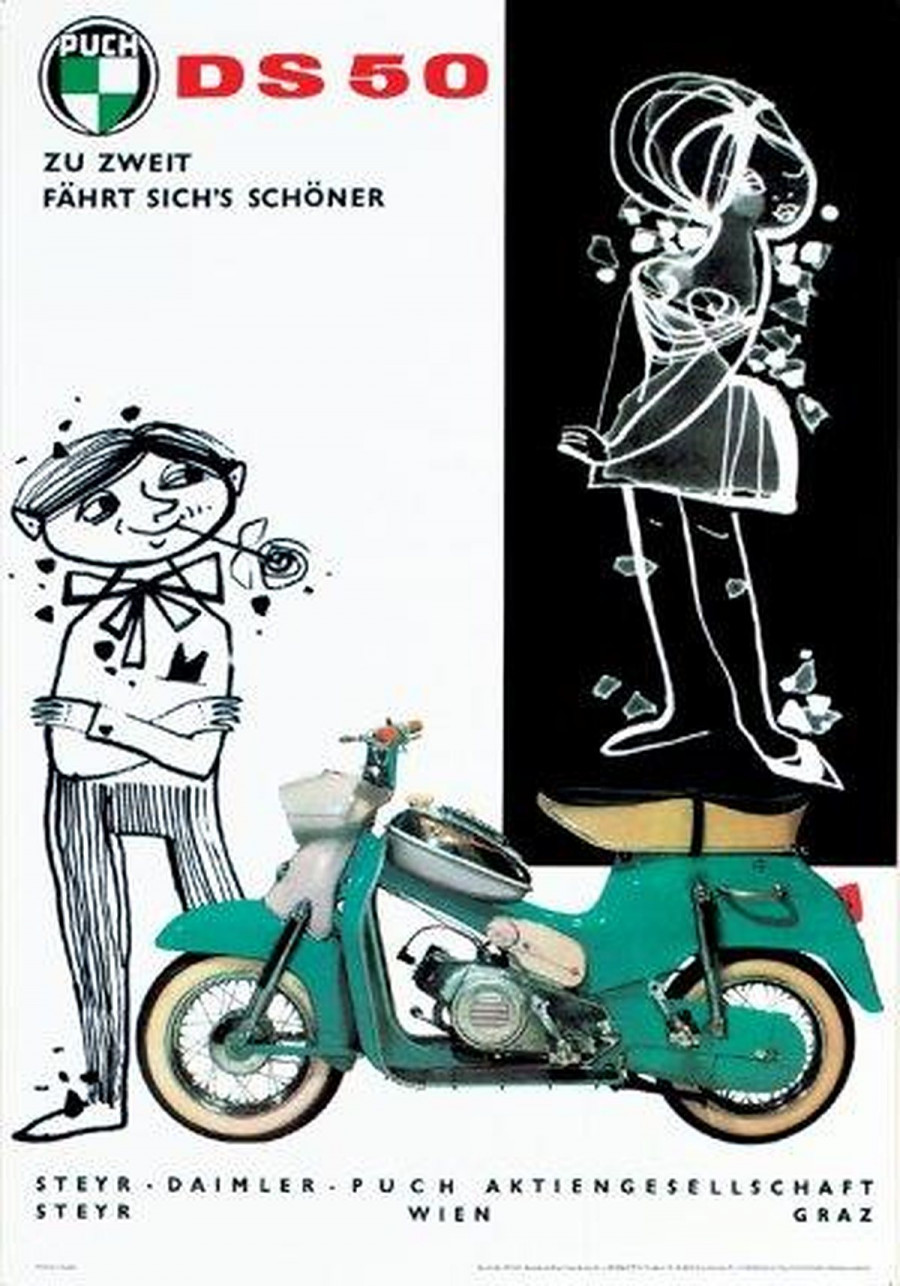 Puch DS 50 Poster