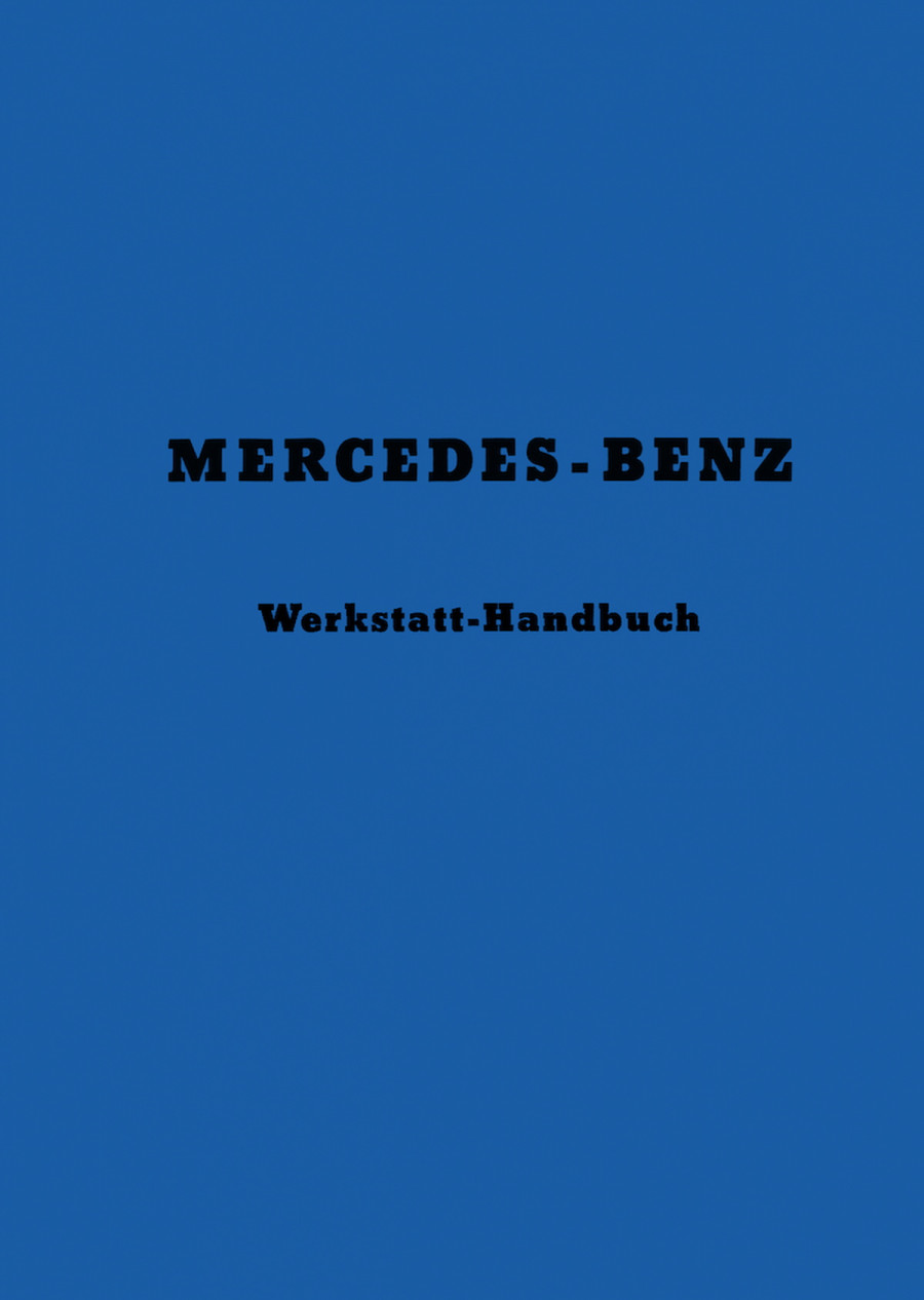 Mercedes-Benz Ponton Werkstatthandbuch 180 190 219 220