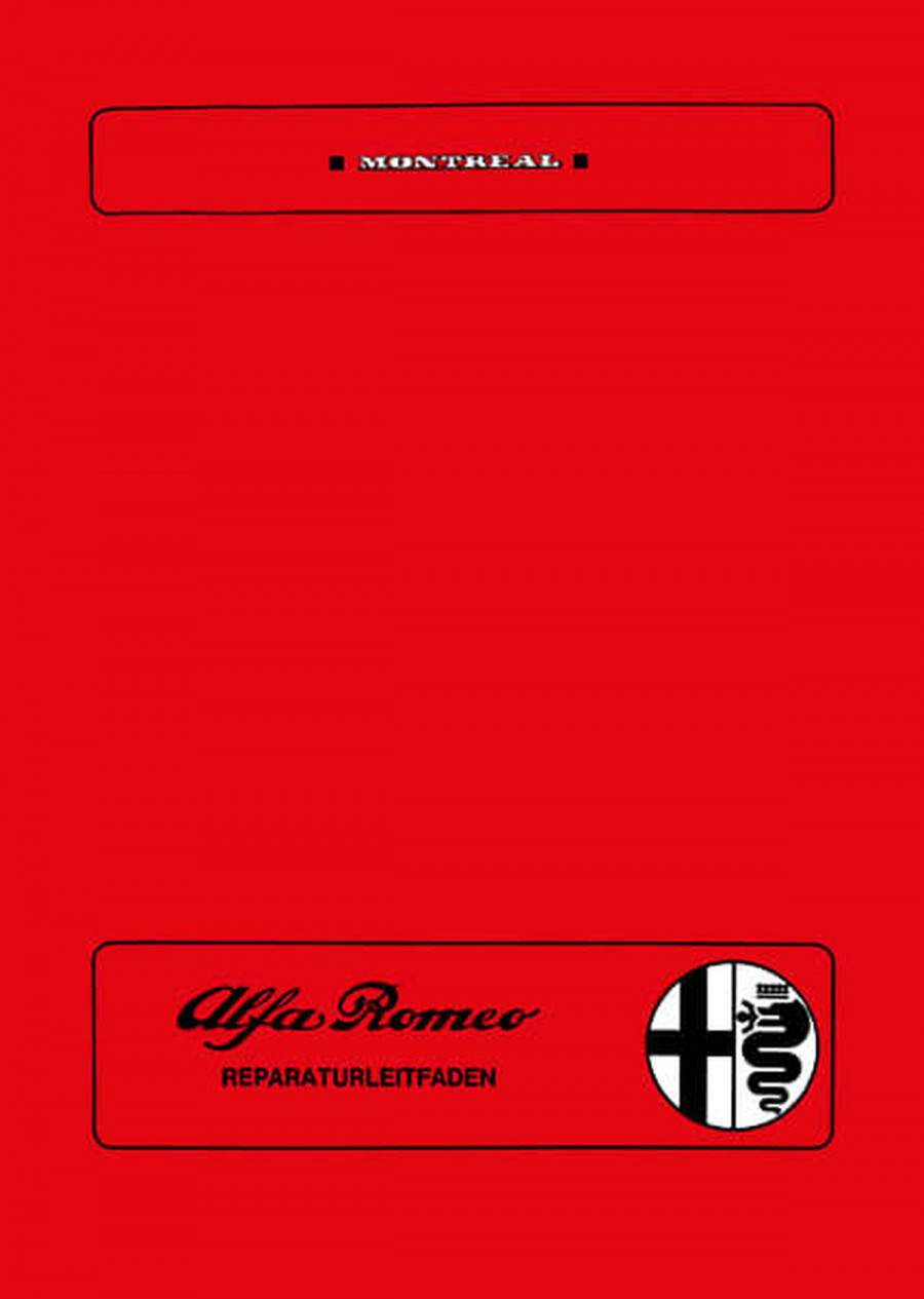 Alfa Romeo Montreal Reparaturleitfaden
