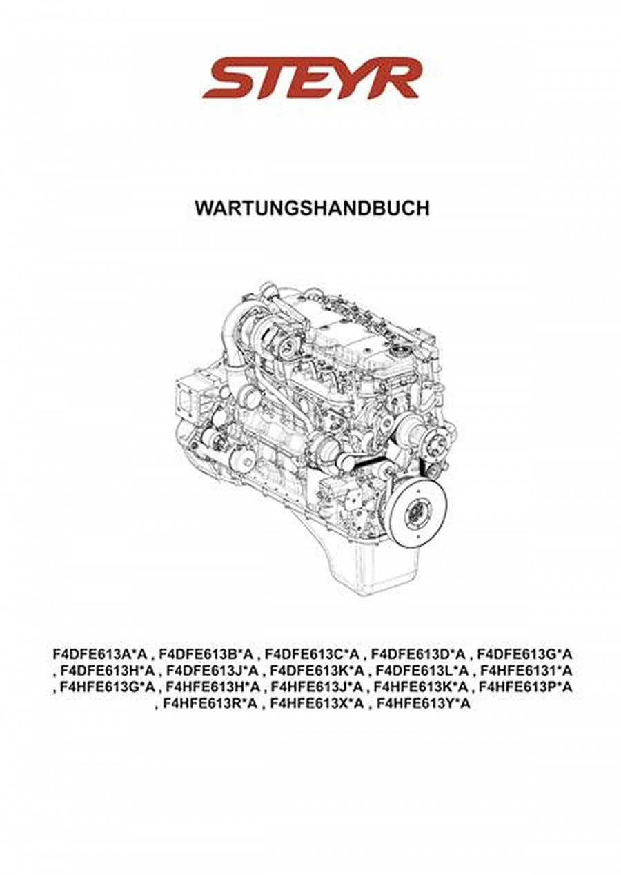 Steyr Motoren F4 * Modelle Wartungshandbuch
