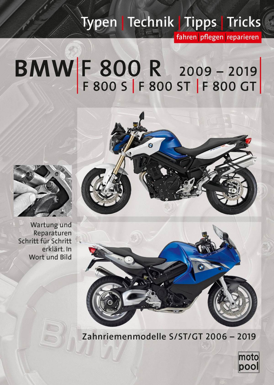 BMW F800S, F800R, F800ST, F800GT Reparaturanleitung