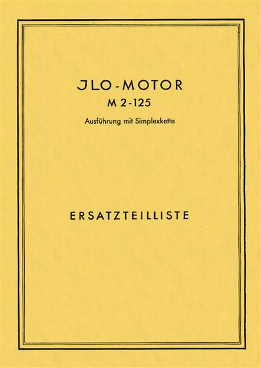ILO M2-125 Ersatzteilliste