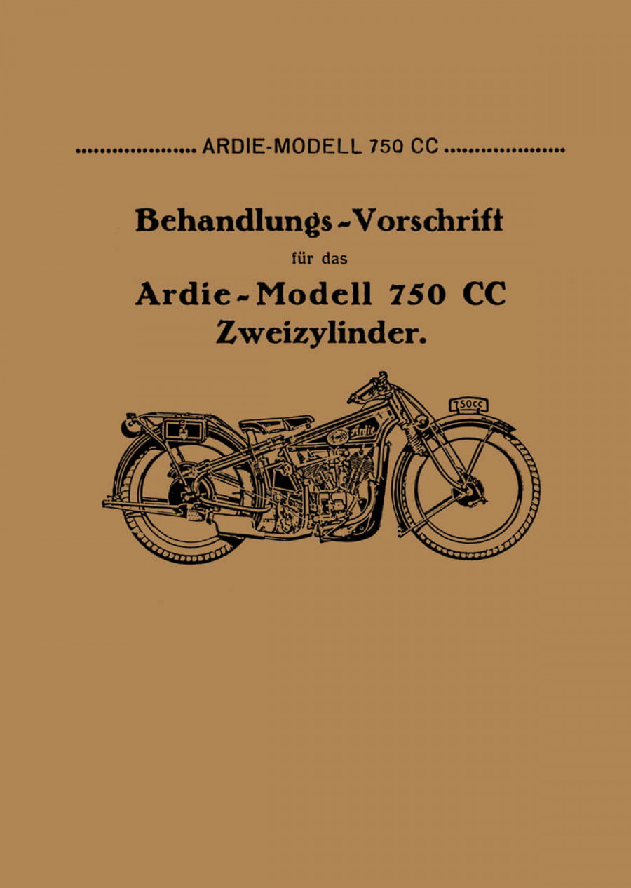 Ardie 750 Betriebsanleitung