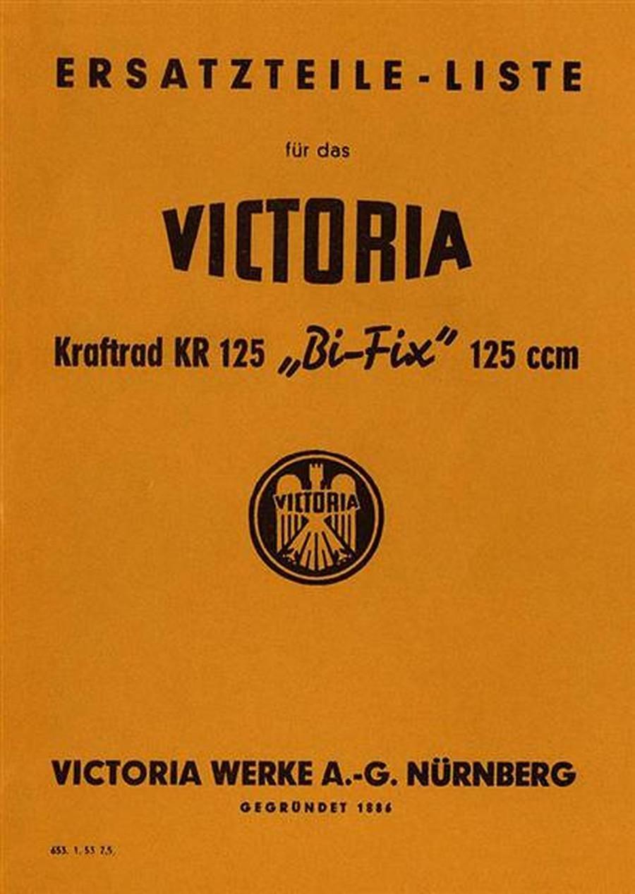 Victoria KR125 "Bi-Fix" Ersatzteilkatalog