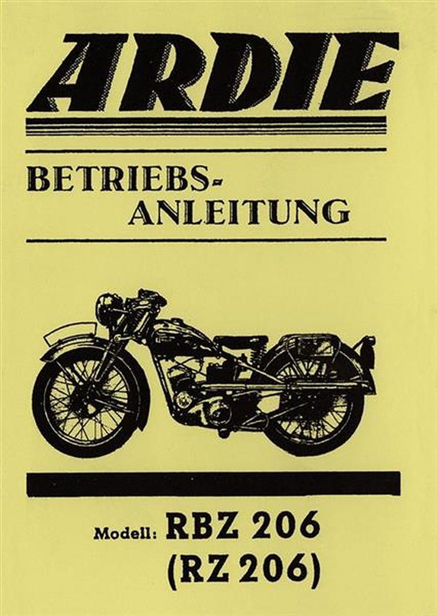 Ardie RBZ200 RZ200 RBZ206 RZ206 Betriebsanleitung