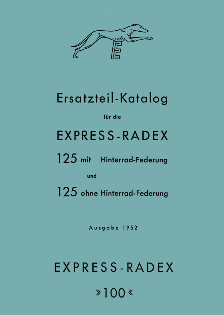 Express Radex 100 und 125 Ersatzteilkatalog