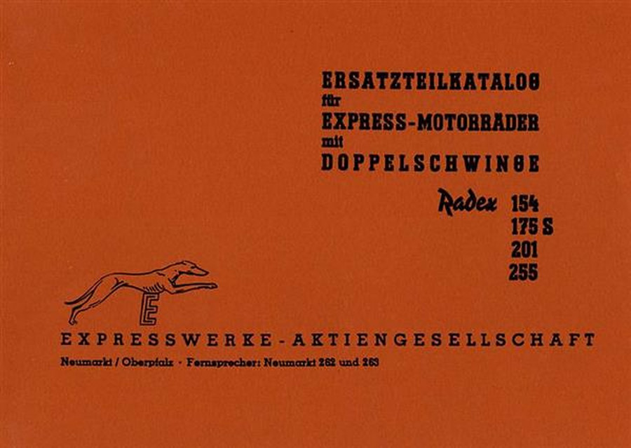 Express Radex 154 175S  201 255 Ersatzteilkatalog