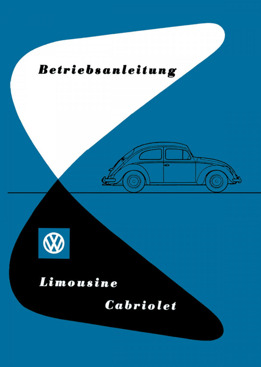 VW Käfer 1200 Limousine und Cabriolet Betriebsanleitung
