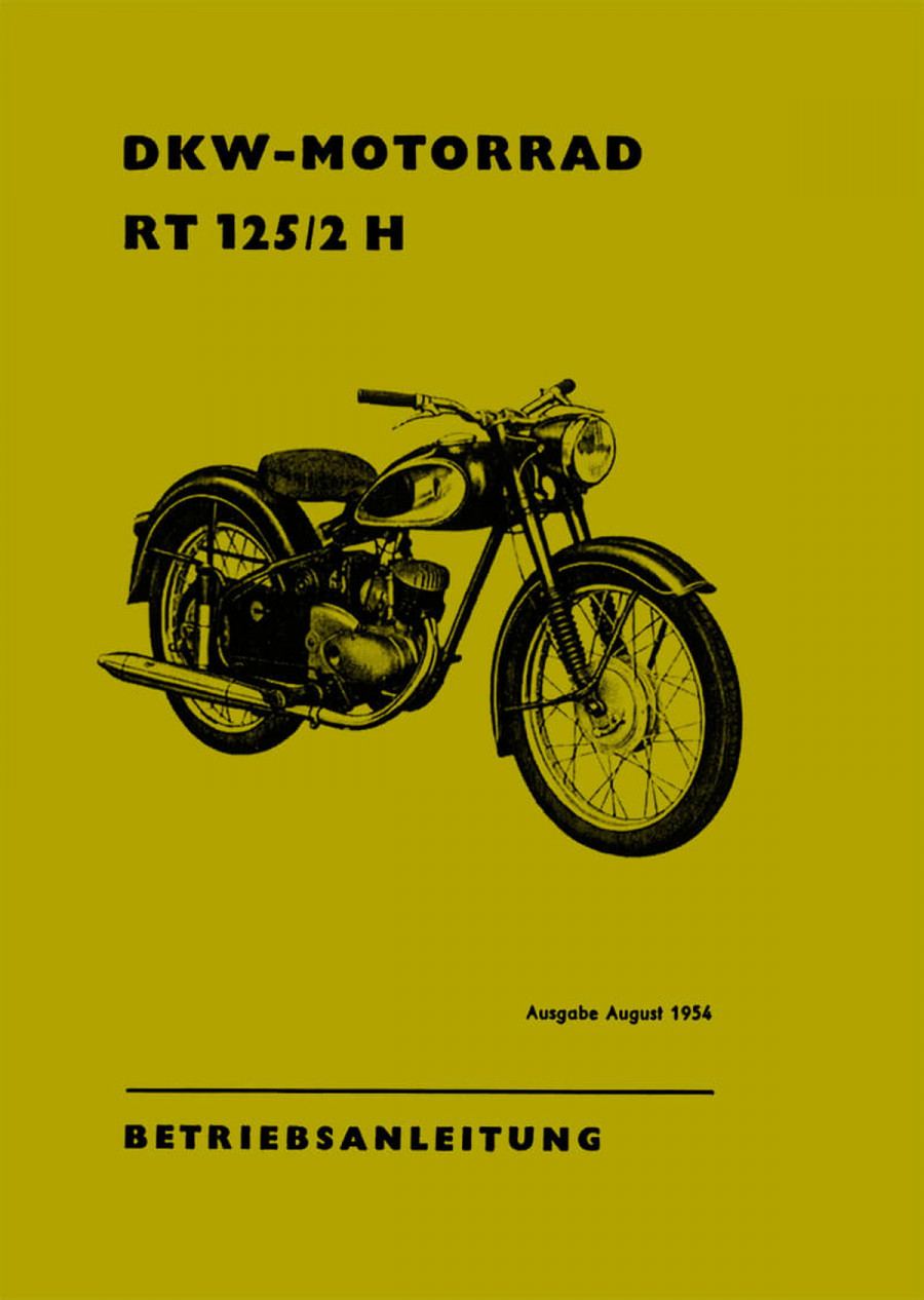 DKW RT125/2 H Betriebsanleitung