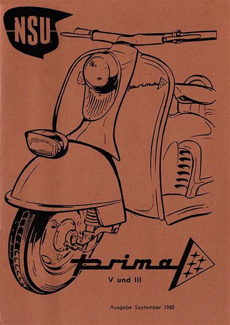 NSU Prima Roller III und V Betriebsanleitung