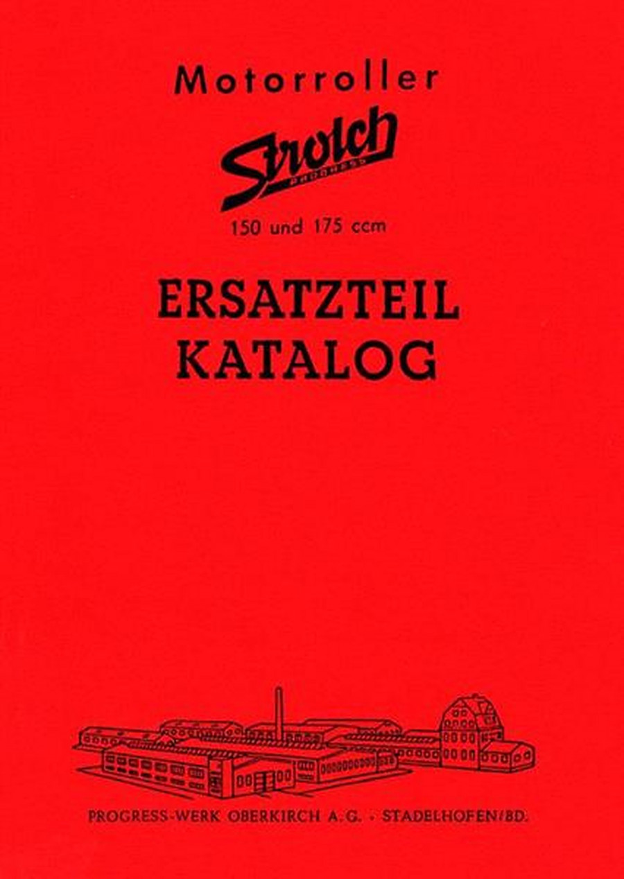 Progress Strolch-Motorroller 150 und 175 Ersatzteilkatalog