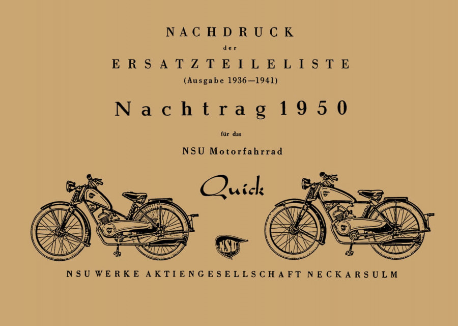 NSU Quick Ersatzteilkatalog