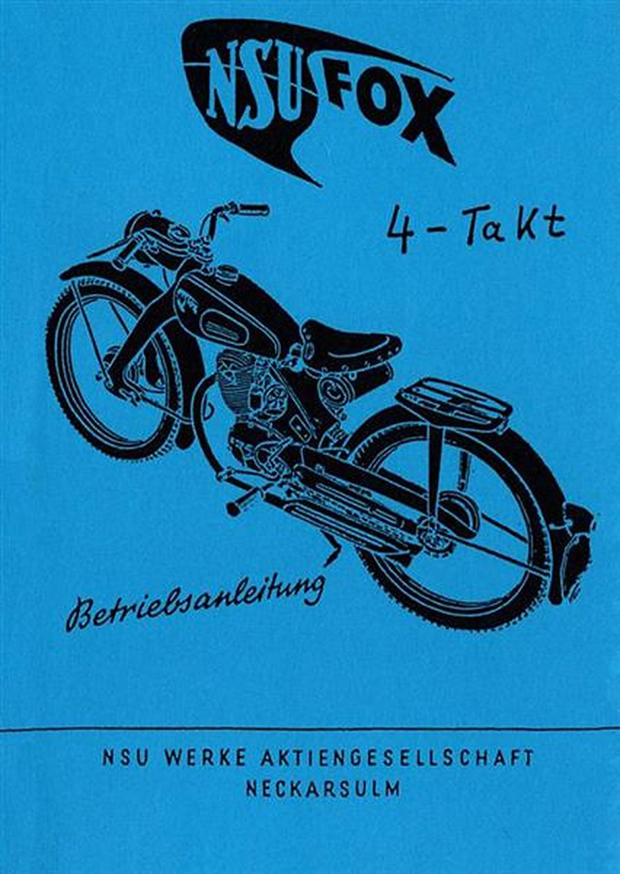 NSU Fox Betriebsanleitung