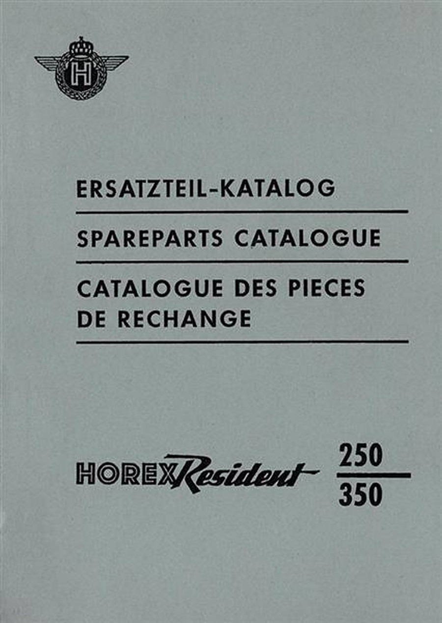 Horex Resident 250 und 350 Ersatzteilkatalog