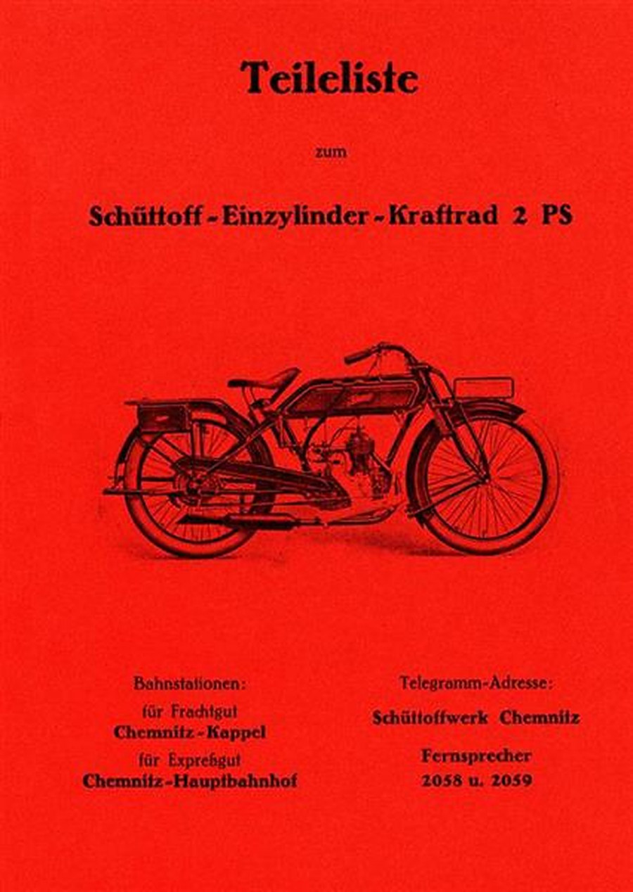 Schüttoff Motorrad Ersatzteilkatalog