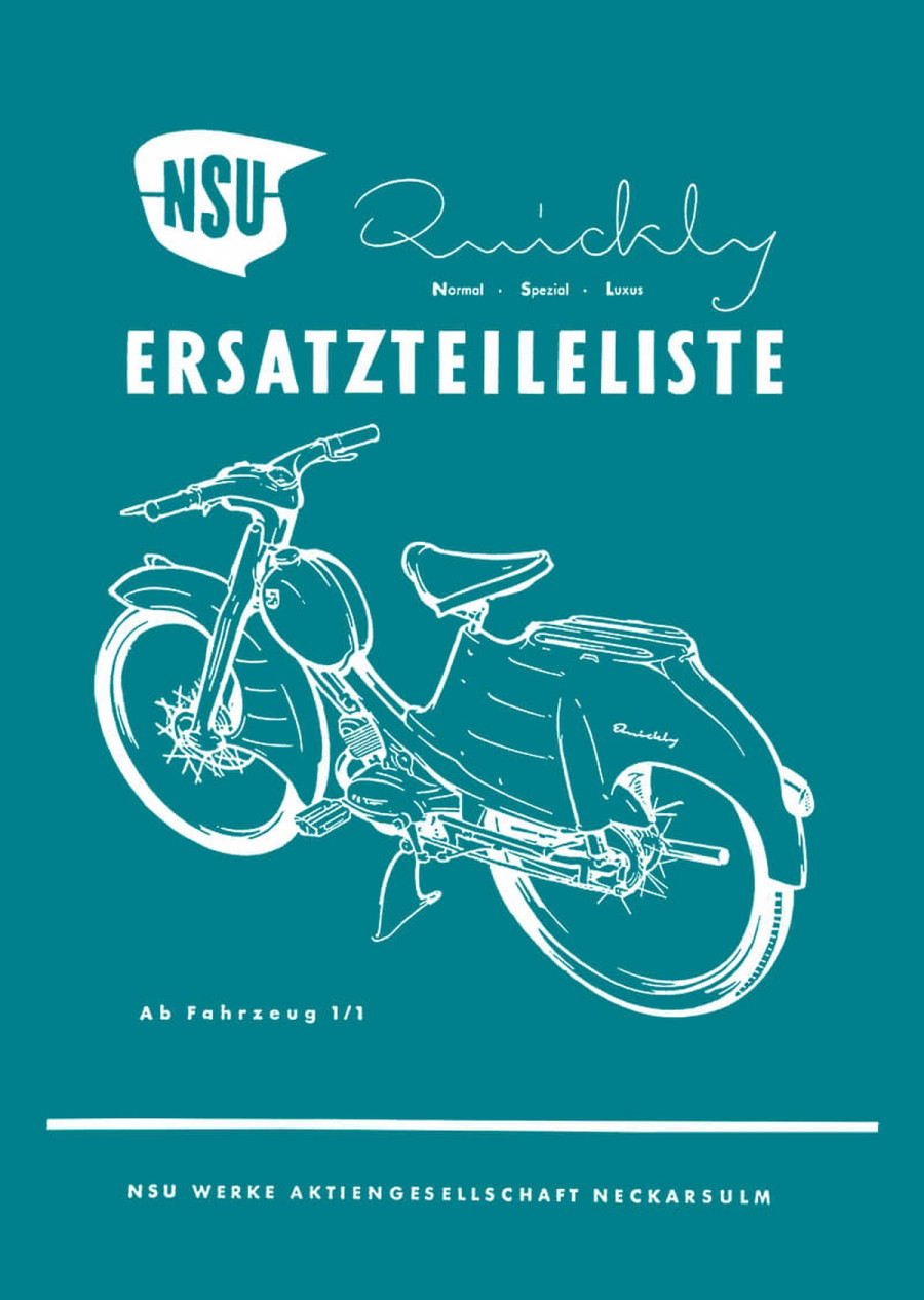 NSU Quickly Ersatzteilkatalog