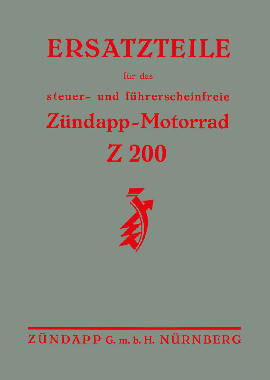 Zündapp Z200 Ersatzteilkatalog
