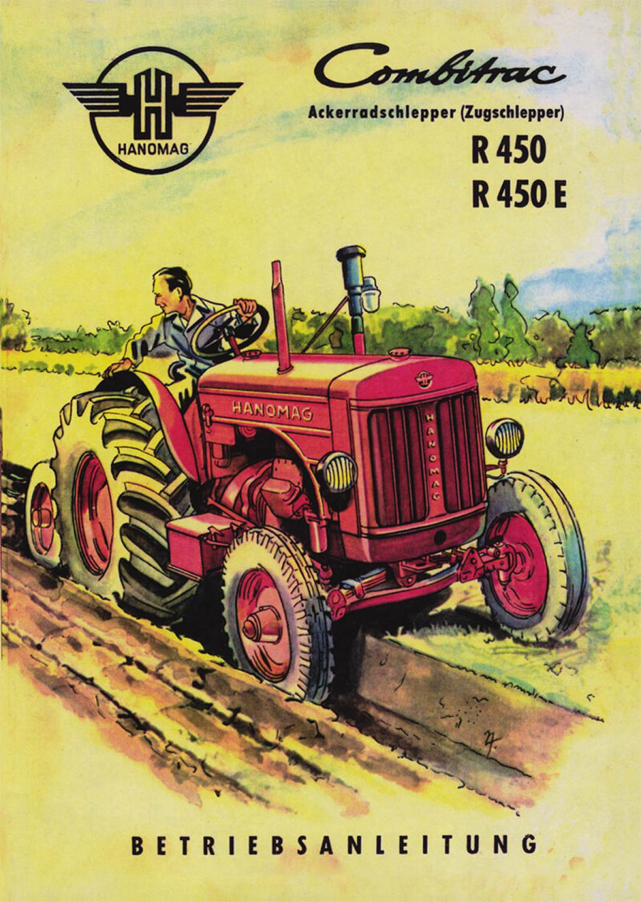 Hanomag Combitrac R450 und R450E Betriebsanleitung